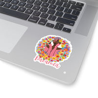 Floral Dreamer Blush Pink Dark Vinyl Sticker! FreckledFoxCompany