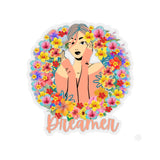 Floral Dreamer Light Blush Pink Vinyl Sticker! FreckledFoxCompany