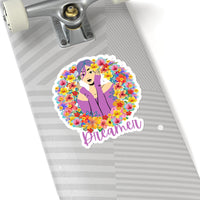 Floral Dreamer Light Purple Vinyl Sticker! FreckledFoxCompany