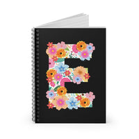 Floral Varsity Letter E Journal! FreckledFoxCompany