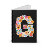 Floral Varsity Letter G Journal! FreckledFoxCompany