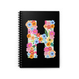 Floral Varsity Letter H Journal! FreckledFoxCompany