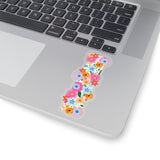 Floral Varsity Letter I Vinyl Sticker! FreckledFoxCompany