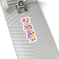 Floral Varsity Letter I Vinyl Sticker! FreckledFoxCompany