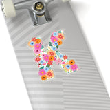 Floral Varsity Letter K Vinyl Sticker! FreckledFoxCompany