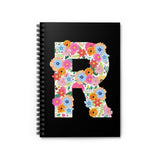 Floral Varsity Letter R Journal! FreckledFoxCompany
