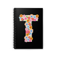 Floral Varsity Letter T Journal! FreckledFoxCompany