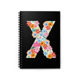 Floral Varsity Letter X Journal! FreckledFoxCompany