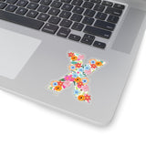 Floral Varsity Letter X Vinyl Sticker! FreckledFoxCompany