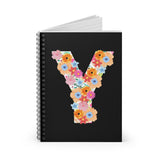 Floral Varsity Letter Y Journal! FreckledFoxCompany