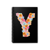 Floral Varsity Letter Y Journal! FreckledFoxCompany