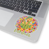 Flower Girl Dreamer Medium Light Green Vinyl Sticker! FreckledFoxCompany