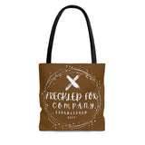 Freckled Fox Company Dark Crème Tote Bag! 3 Sizes Available! FreckledFoxCompany