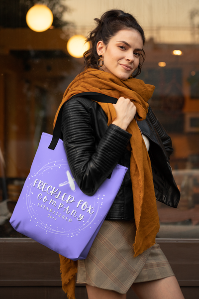 Freckled Fox Company Lavender Purple Tote Bag! 3 Sizes Available! FreckledFoxCompany