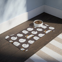 Ghost Pup Pet Feeding Mats! Foxy Pets! FreckledFoxCompany