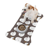 Ghost Pup Pet Feeding Mats! Foxy Pets! FreckledFoxCompany