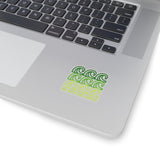 Go with the Waves Green Ombre Vinyl Sticker! FreckledFoxCompany