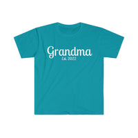Grandma Est. 2022 Unisex Ultra Soft Graphic Tees! Mothers Day Gift! FreckledFoxCompany