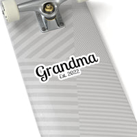 Grandma Est. 2022 Vinyl Sticker! Mothers Day Sticker! FreckledFoxCompany