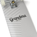 Grandma Est. 2022 Vinyl Sticker! Mothers Day Sticker! FreckledFoxCompany