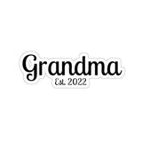 Grandma Est. 2022 Vinyl Sticker! Mothers Day Sticker! FreckledFoxCompany