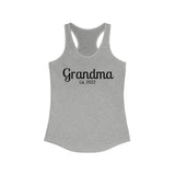 Grandma Est. 2022 Women's Racerback Tank! Mothers Day Gift! FreckledFoxCompany