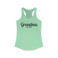 Grandma Est. 2022 Women's Racerback Tank! Mothers Day Gift! FreckledFoxCompany