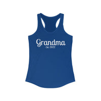 Grandma Est. 2022 Women's Racerback Tank! Mothers Day Gift! FreckledFoxCompany