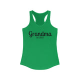 Grandma Est. 2022 Women's Racerback Tank! Mothers Day Gift! FreckledFoxCompany