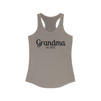 Grandma Est. 2022 Women's Racerback Tank! Mothers Day Gift! FreckledFoxCompany