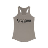 Grandma Est. 2022 Women's Racerback Tank! Mothers Day Gift! FreckledFoxCompany