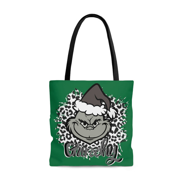 Grinchy Leopard Print Green Tote Bag! Winter Vibes! FreckledFoxCompany