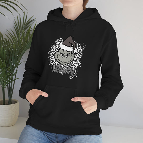 Grinchy Leopard Print Unisex Hooded Sweatshirt! Winter Vibes! FreckledFoxCompany