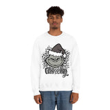 Grinchy Unisex Leopard Print Crewneck Sweatshirt! Winter Vibes! FreckledFoxCompany