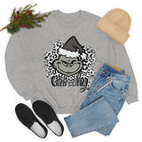 Grinchy Unisex Leopard Print Crewneck Sweatshirt! Winter Vibes! FreckledFoxCompany