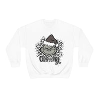 Grinchy Unisex Leopard Print Crewneck Sweatshirt! Winter Vibes! FreckledFoxCompany