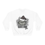 Grinchy Unisex Leopard Print Crewneck Sweatshirt! Winter Vibes! FreckledFoxCompany