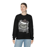 Grinchy Unisex Leopard Print Crewneck Sweatshirt! Winter Vibes! FreckledFoxCompany