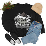 Grinchy Unisex Leopard Print Crewneck Sweatshirt! Winter Vibes! FreckledFoxCompany