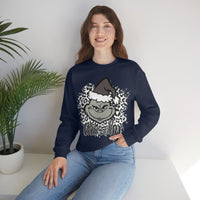 Grinchy Unisex Leopard Print Crewneck Sweatshirt! Winter Vibes! FreckledFoxCompany