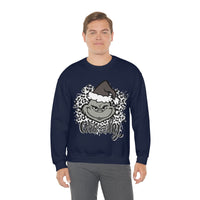 Grinchy Unisex Leopard Print Crewneck Sweatshirt! Winter Vibes! FreckledFoxCompany