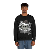 Grinchy Unisex Leopard Print Crewneck Sweatshirt! Winter Vibes! FreckledFoxCompany