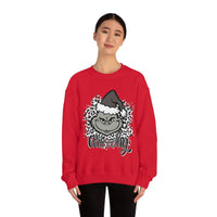 Grinchy Unisex Leopard Print Crewneck Sweatshirt! Winter Vibes! FreckledFoxCompany