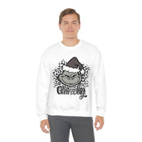 Grinchy Unisex Leopard Print Crewneck Sweatshirt! Winter Vibes! FreckledFoxCompany