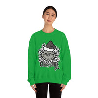 Grinchy Unisex Leopard Print Crewneck Sweatshirt! Winter Vibes! FreckledFoxCompany