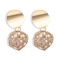 Vintage Earrings For Women Big Geometric Statement Metal Drop Earrings!