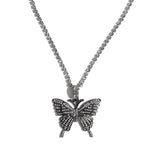 Statement Big Butterfly Pendant Necklace!