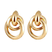 Vintage Earrings For Women Big Geometric Statement Metal Drop Earrings!