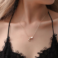 Fashion Tiny Heart Dainty Initial Necklace!