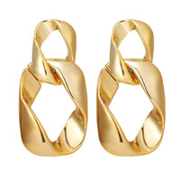 Vintage Earrings For Women Big Geometric Statement Metal Drop Earrings!